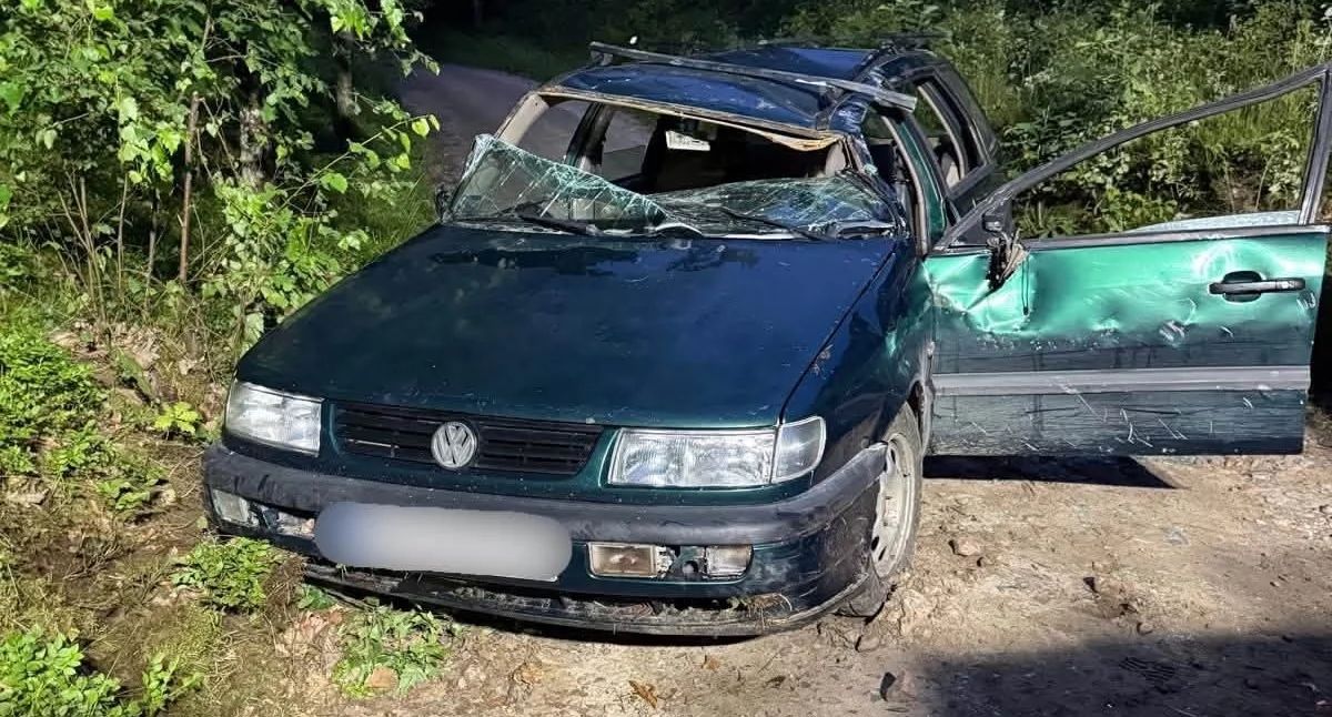 Wypadki, Tragiczna Mściszewicach Pijany latek prawa jazdy dachował rówieśnik zginął - zdjęcie, fotografia