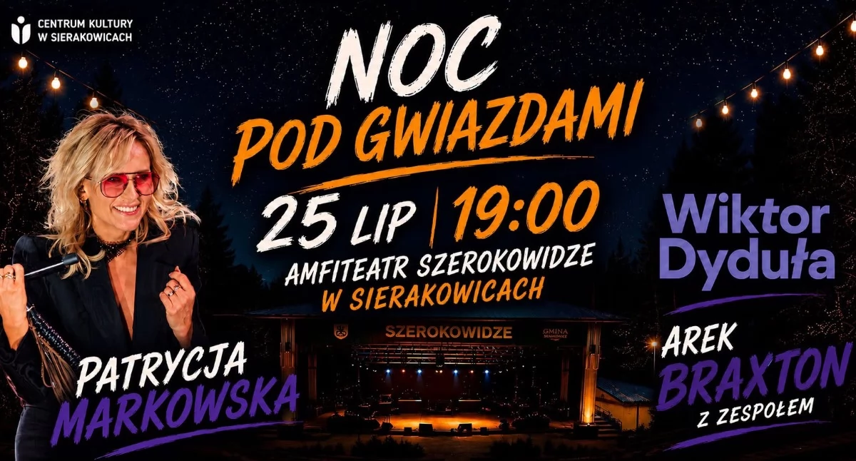 Zapowiedzi, Sierakowice rozbłysną muzycznym blaskiem Sprawdź rozświetli Gwiazdami - zdjęcie, fotografia