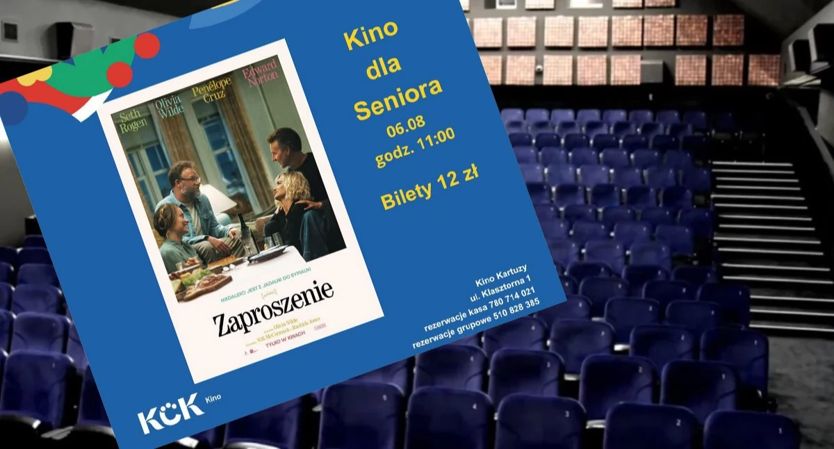 Zapowiedzi, Seniora kolejną propozycją razem Zaproszenie najgorętsza komedia - zdjęcie, fotografia
