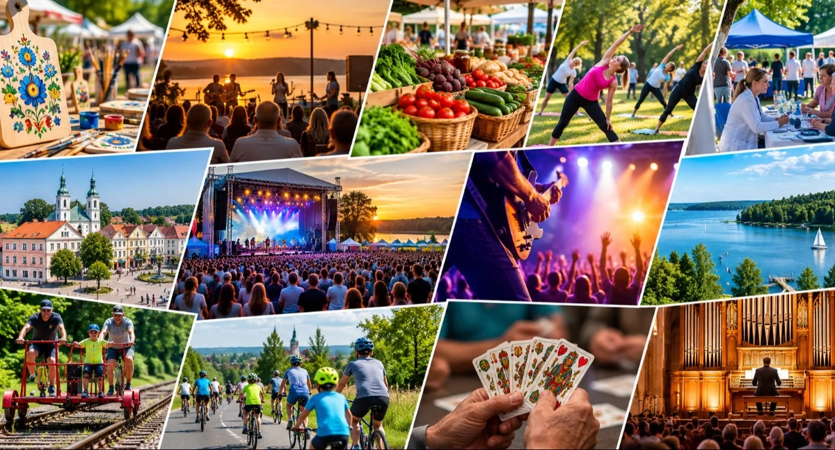 Zapowiedzi, Weekend Ostrzyckim Latem Muzą Jeziorkiem Wielkim Rodzinnym Przejazdem Rowerowym - zdjęcie, fotografia