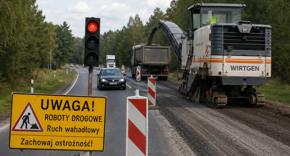 Inwestycje, drogi wojewódzkie powiecie kartuskim przechodzą modernizację Kierowcy muszą liczyć utrudnieniami - zdjęcie, fotografia