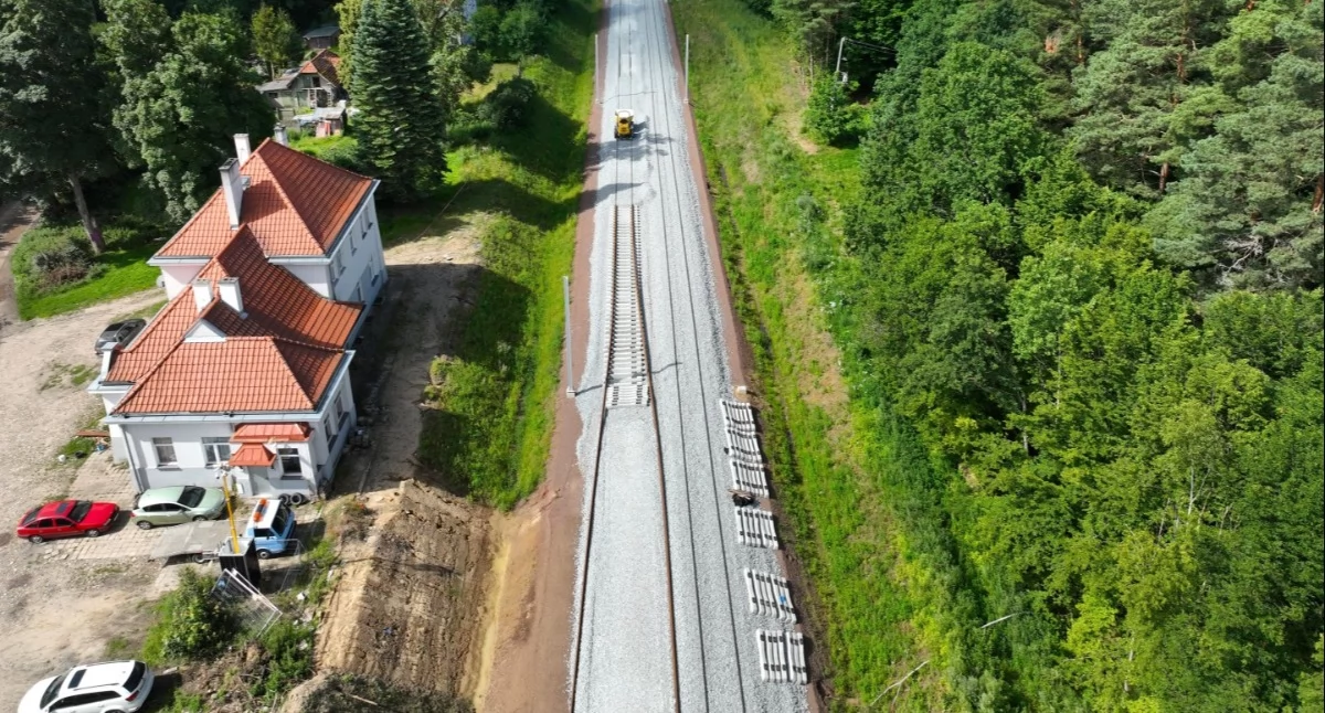 Transport, Kolejowe inwestycje postępują grudniu kolejny przełom [ZDJĘCIA] - zdjęcie, fotografia