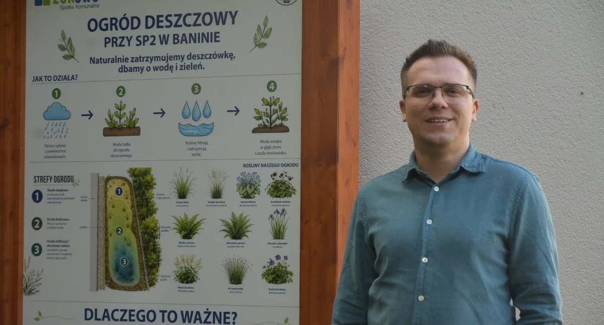 Damian Laskowski, dyrektor Szkoły Podstawowej nr 2 w Baninie