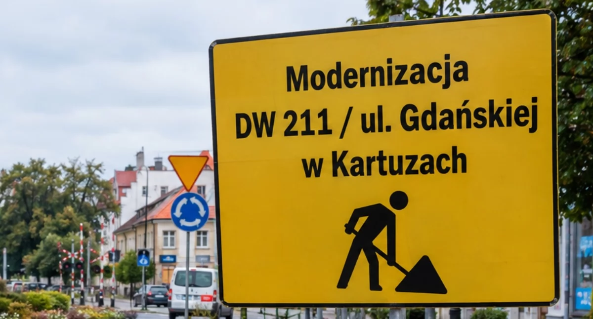 Inwestycje, Kartuzy czeka komunikacyjny chaos Rusza remont ulicy Gdańskiej - zdjęcie, fotografia