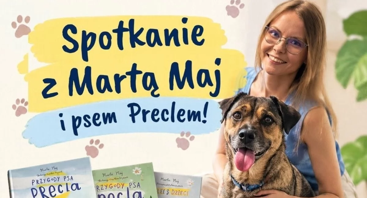 Zapowiedzi, Marta Precel odwiedzą biblioteki Kartuzach Somoninie - zdjęcie, fotografia