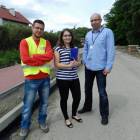 Od lewej: Jarosław Zając, Barbara Mielewczyk i Wiesław Pałka /fot. Longina Templin