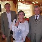 Nagrodę odbiera Anna Stenzel z Pępowa /fot. Longina Templin