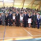 Uroczyste odśpiewanie hymnu /fot. Longina Templin