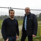 Prezes Dawid Drewa (z lewej) i inspektor Wiesław Pałka /fot. Longina Templin