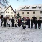 Historię żukowskiej jednostki odczytał prezes Roman Biczkowski /fot. Longina Templin