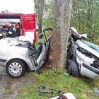 Wypadek w Sianowie - dwie ofiary śmiertelne (17 października 2008 r.) /fot. archiwum...