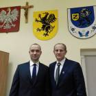 Burmistrz Wojciech Kankowski ze swoim zastępcą Tomaszem Szymkowiakiem /fot. Longina...