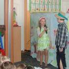 W roli szewczyka Dratewki - Arek Czerwiński, natomiast księżniczkę zagrała - Dorota...