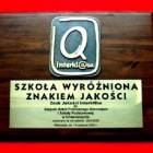 Znak jakości /fot. arch. ZS Chwaszczyno