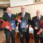 Od lewej: Zbigniew Lidzbarski, Gerard Barsowski i Stanisław Szreder są sołtysami od 27...