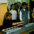 O oprawę muzyczną zadbała pani Joanna Ilisińska