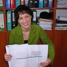 Alicja Malanowska prezentuje projekt przyszłej inwestycji /fot. Longina Templin