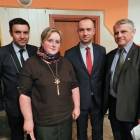 Sołtys Emilia Młyńska z przedstawicielami żukowskich władz /fot. Longina Templin