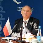 Europoseł Janusz Lewandowski podczas dzisiejszej konferencji /fot. MP