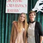 Martyna Nowak z nauczycielką Aleksandrą Łapą /fot. nadesłane
