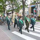 Parada pocztów sztandarowych, grup myśliwskich oraz zespołów folklorystycznych /fot. wi