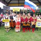 Zespoły folklorystyczne biorące udział w festiwalu /fot. wi