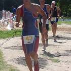 Uczestnicy triathlonu brali udział m. in. w biegach /fot. Andrzej Baranowski