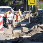 Trwają prace na skrzyżowaniu ulic Jeziornej i Gdańskiej w Kartuzach /fot. M