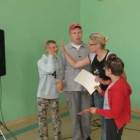 Zwycięzcy II miejsca w grze boccia - Daniel, Krzyś i Dominika /fot. nadesłane