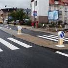 Dwufazowe przejście dla pieszych na wyremontowanym odcinku ulicy 3 Maja /fot. Andrzej...