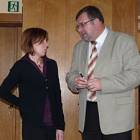 Od lewej: Beata Dębska i Mieczysław Grzegorz Gołuński /fot. Andrzej Baranowski