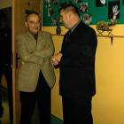 Dyrektor szpitala w Kartuzach, Jerzy Matkowski oraz z-ca wójta gminy Somonino, Jerzy Gliwa