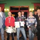 Pogosian - dekoracja najlepszych zawodników w kat.60kg /fot. nadesłane