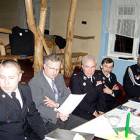 Od lewej: mł.kpt. Wojciech Markowski-Powiatowa Straż Pożarna w Kartuzach, Andrzej...