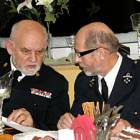 Komendant Edmund Kwidziński i Franciszek Rzeszewicz /fot. Beata Krauza