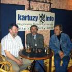 Na zdjeciu od lewej: Grzegorz Włodzimierski (uczestnik turnieju) i szef Cafe Bilard,...