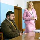 Burmistrz gminy Kartuzy - M.G. Gołuński oraz kierownik Wydziału Intergracji...