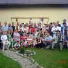 Pamiątkowe zdjecie rodziny Kubernów z jubilatem /fot. zbiory rodzinne
