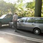 Uczestniczyły w nim w sumie cztery pojazdy: Mercedes, Skoda Fabia, Polonez i VW Passat...