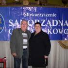Henryka Krzywonos - Strychalska z Jerzym Żurawiczem, kandydatem na burmistrza /fot....
