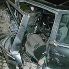 Borkowo. 18 września, zderzenie mercedesa ze skodą /fot. nadesłane/KPPSP Kartuzy
