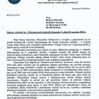 Pismo przesłane przez Urząd Gminy w Somoninie /fot. nadesłane