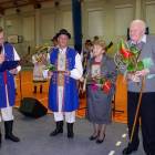Od lewej: Franciszek Karsznia, jubilat Edmund Lewańczyk oraz Teresa Hoppe i Tadeusz...