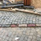 Krawężnik na wewnętrznej płycie rynku /fot. nadesłane