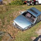 Vw polo najpierw uderzył czołowo w jadące z naprzeciwka audi, a następnie wpadł do...