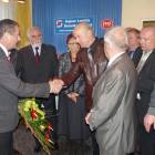 Powodzenia życzyli posłowi także wójtowie gmin /fot. DWK