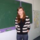 Anna Krefta z kl.3e dostarczyła 888 kg makulatury /fot. Longina Templin