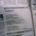 Wiersz autorstwa Tomasza Grzmocińskiego opublikowany w Dzienniku Bałtyckim