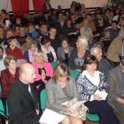 Mieszkańcy Chmielna przybyli licznie na występ /fot. nadesłane/GOK Chmielno