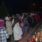 Wspólnie odmówiono różaniec na cmentarzu /fot. Natalia Bobrowska